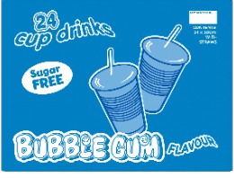 Big Time Bubble Gum Flavour Soft Drink with Sweeteners 24 x 200ml