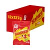 Starburst Fave Reds Vegan Chewy Sweets Fruit Flavoured Treat Bag £1 PMP 127g × 12 × 1