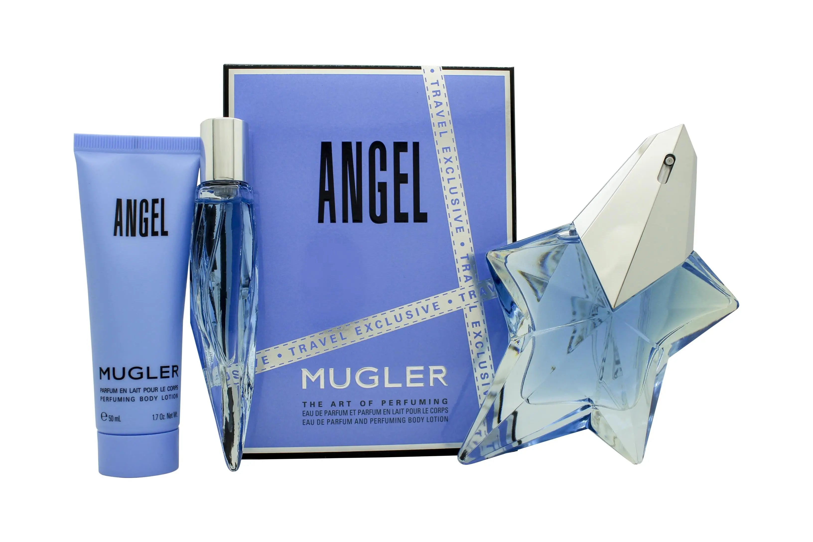 Thierry Mugler Angel Gift Set 50ml EDP Refillable + 10ml EDP +