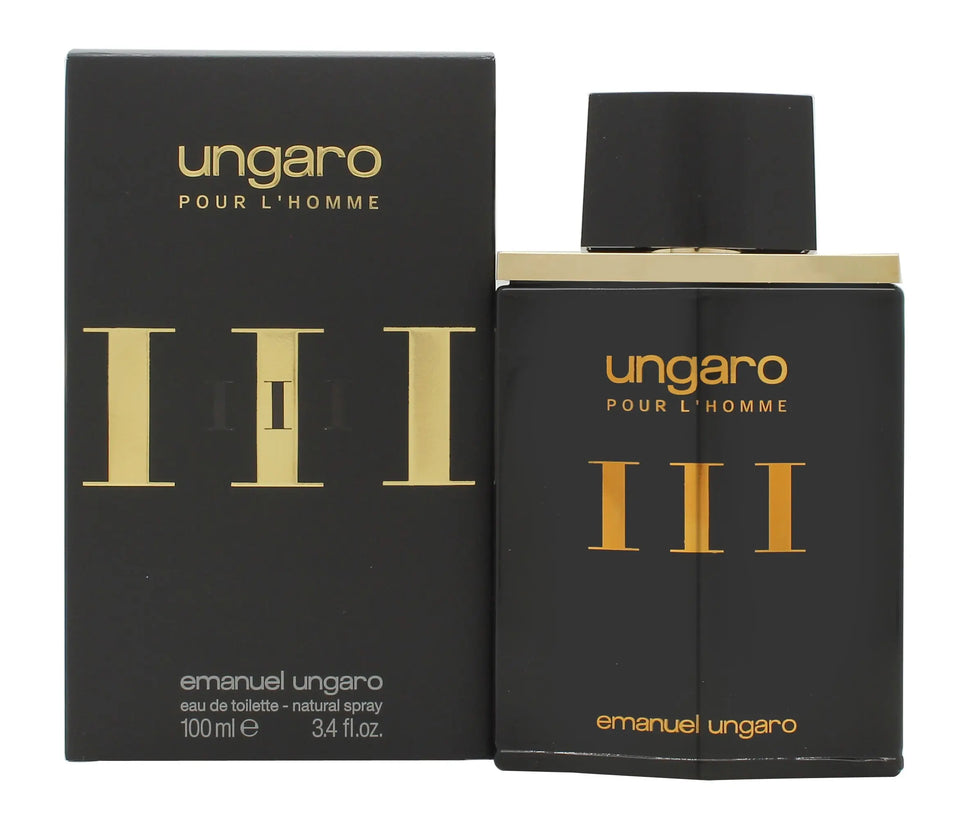 Ungaro Ungaro III Pour L'Homme Eau de Toilette 100ml Sprej Emanuel Ungaro