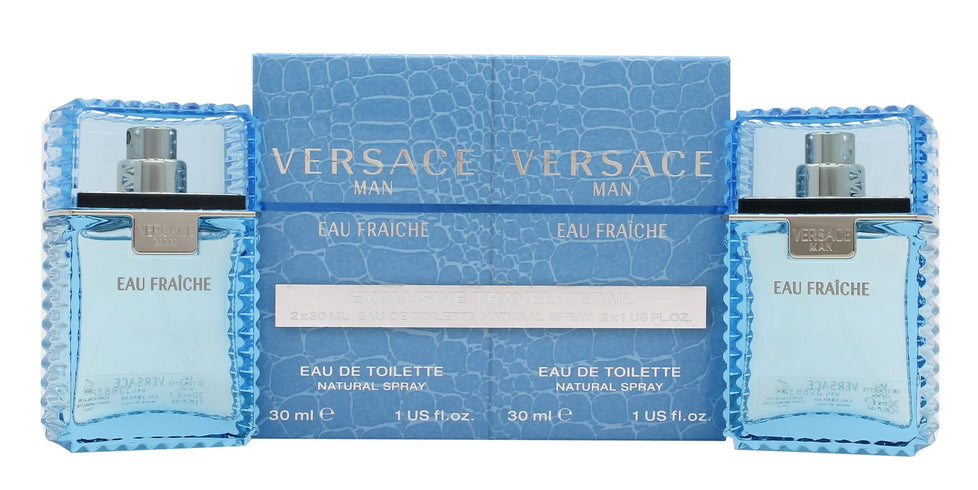 Versace Man Eau Fraiche Gift Set 2 x 30ml EDT Sprej Versace