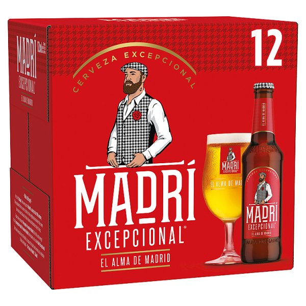 Madri Excepcional Lager 12 x 330ml Case of 1