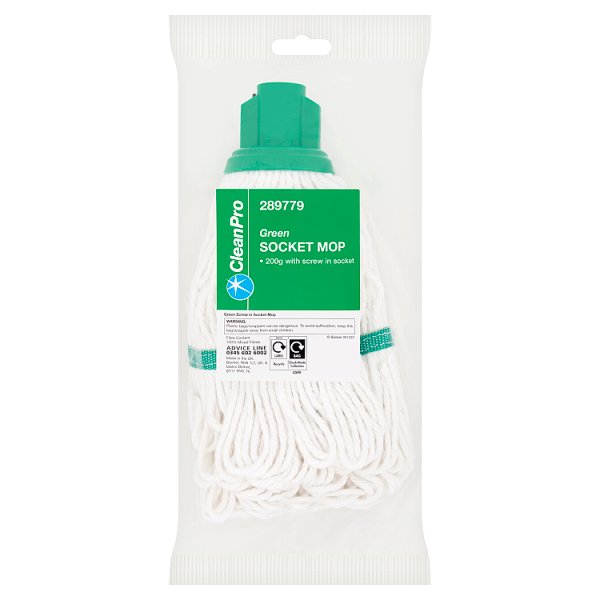 CleanPro Green Socket Mop / case 0f 13 CleanPro Green