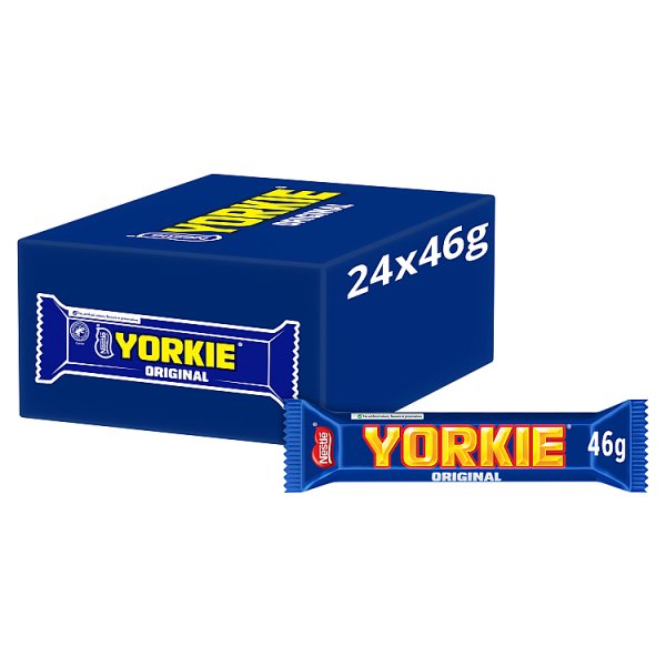 Yorkie Milk Chocolate Bar 46g Case of 24