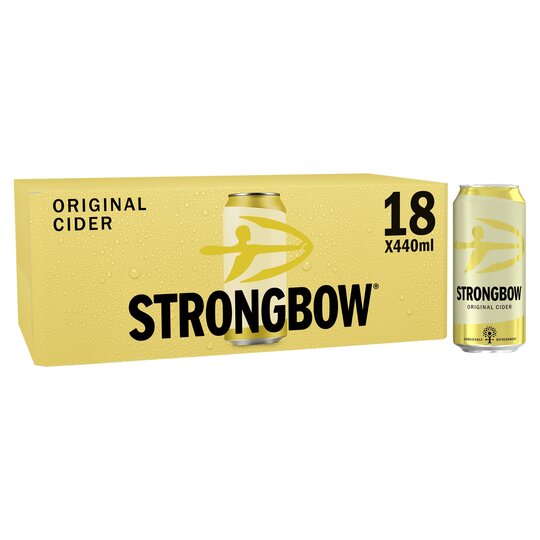 Strongbow Original Cider 18 x 440ml Cans Strongbow