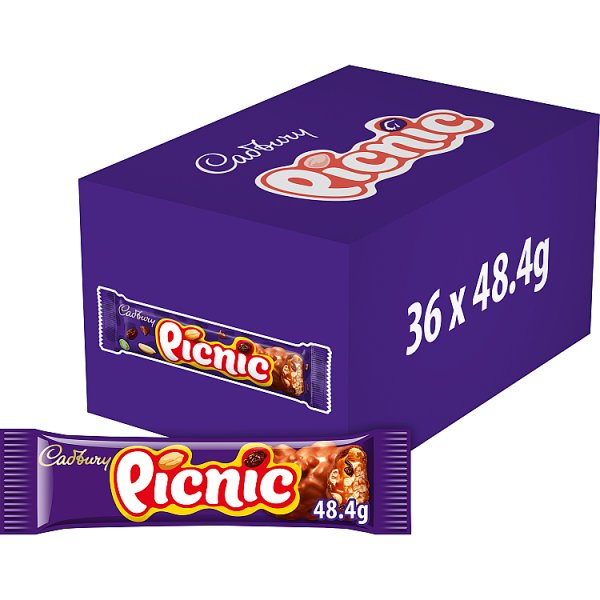 Cadbury Picnic Chocolate Bar 48.4g Case of 36