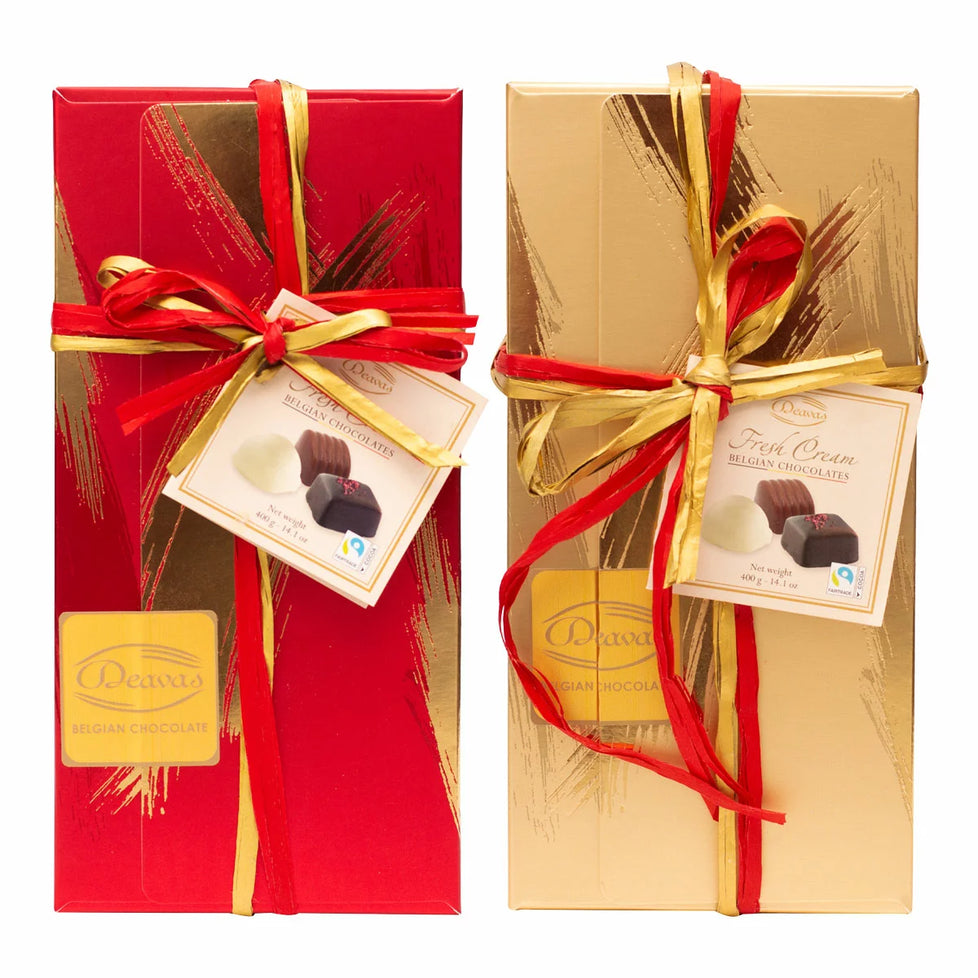 Deavas Fresh Cream Ballotin, 400g in 2 Colours