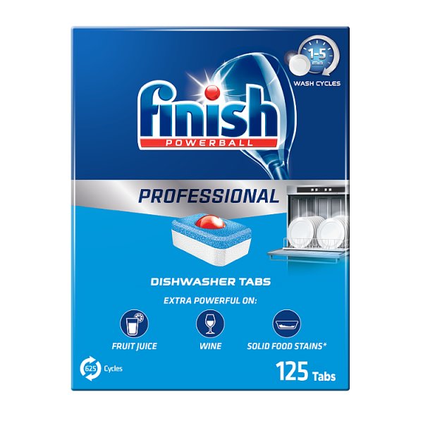 Finish Professional All in One Tabs 125 Original Case of 1 Finish