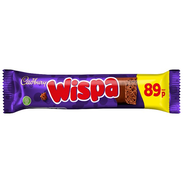 Cadbury Wispa Chocolate Bar 36g Case of 48