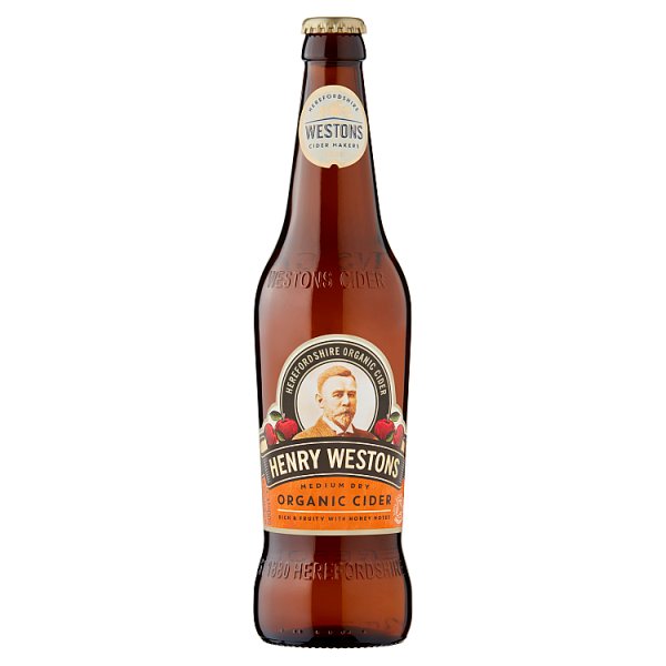 Henry Westons Organic Cider 500ml Case of 8