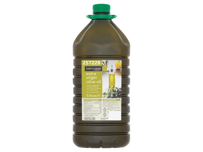 Chef's Larder Extra Virgin Olive Oil 5 Litres - Case of 3 Chef's Larder