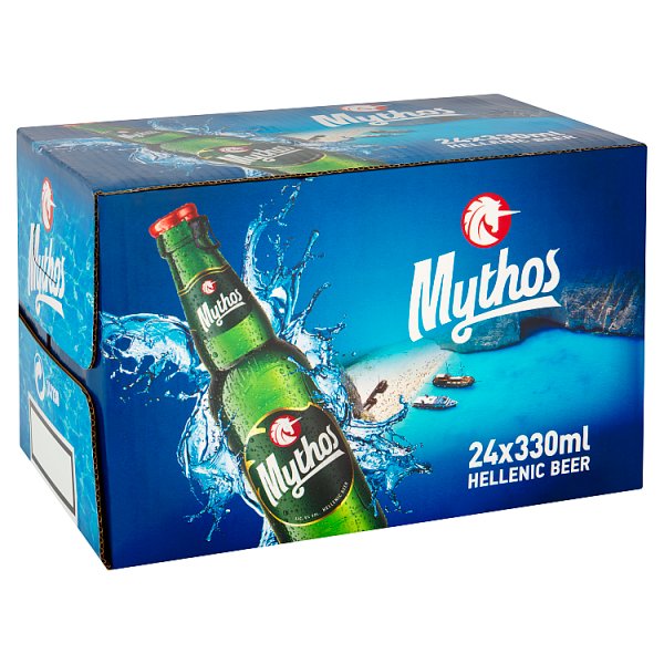 Mythos Lager Beer 24x330ml Bottles Case of 24 – British Hypermarket-uk