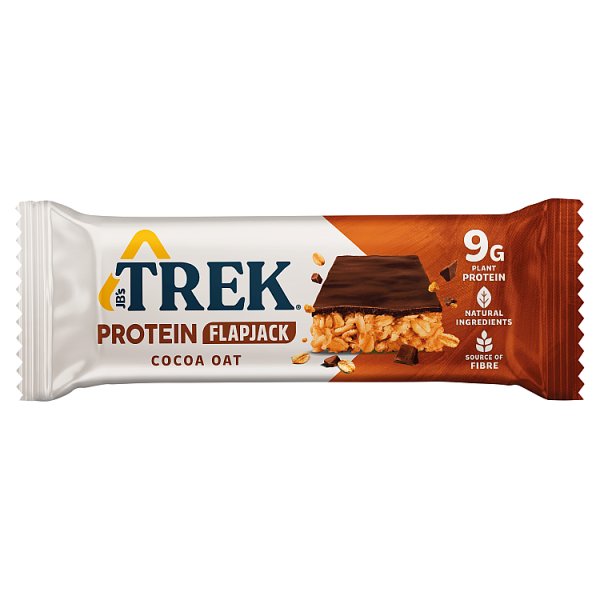TREK Cocoa Oat Protein Flapjack Case of 16