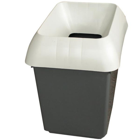 30L Recycling Bin with Light Grey Lid & Other Recycling Logo Case of 1 Recycling Bin