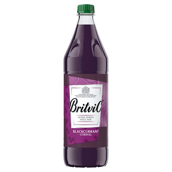 Britvic Blackcurrant Cordial 1L Case of 1 Britvic