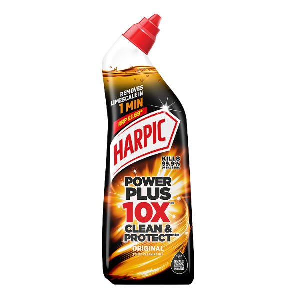 Harpic Power Plus 10X Clean & Protect Original Case of 12 Harpic