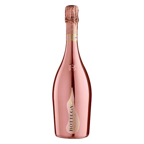 Rose Gold Spumante Bottega 11.5% 6 x 75cl Case of 6 Rose Gold