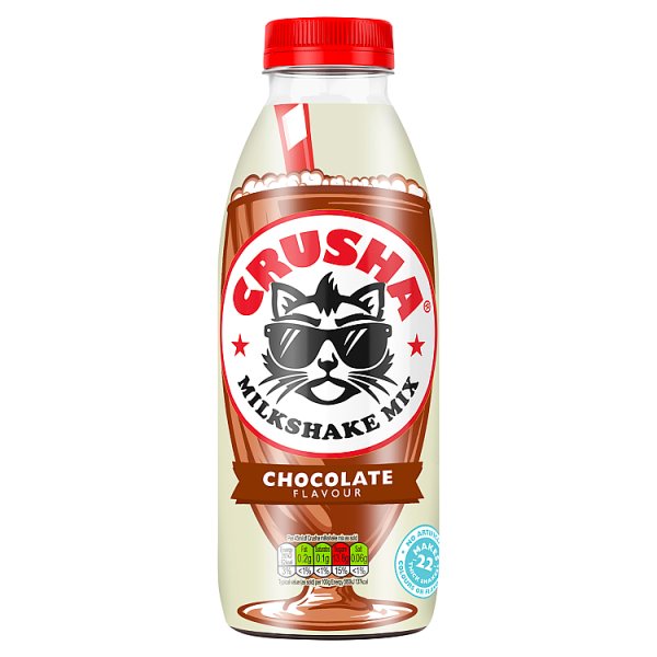 Crusha Chocolate Flavour Milkshake Mix 1 Litre Case of 1 Crusha