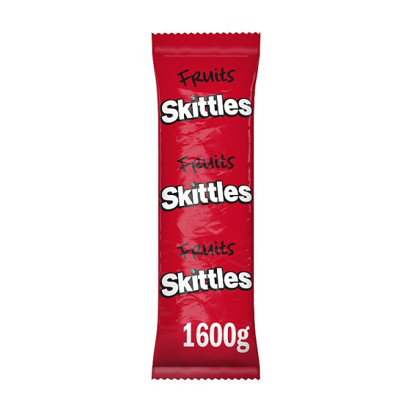 Skittles Fruits Sweets Bulk Vending Bag 1600g Case of 4