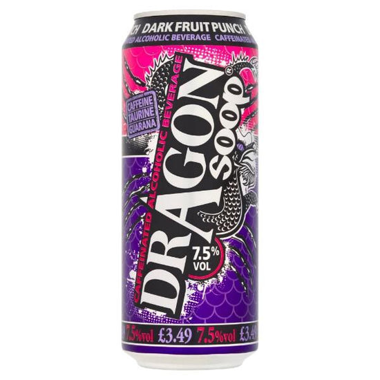 Dragon Soop Dark Fruit Punch PM349 Case of 1 British Hypermarket-uk
