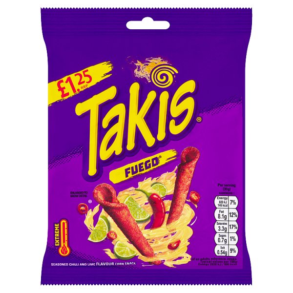 Takis Fuego 55g Case of 21