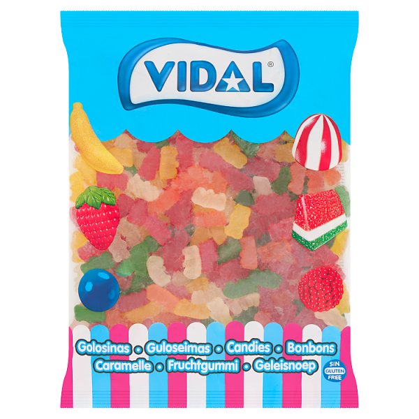 Vidal Jelly Bears Candies 1kg Case of 1