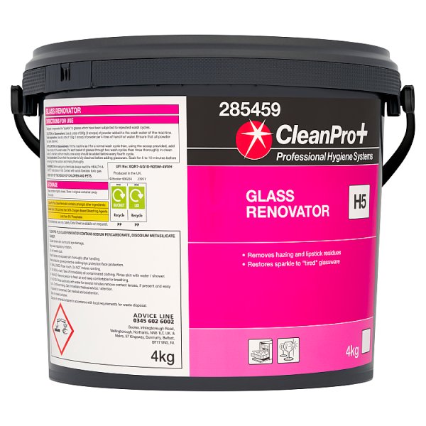 CleanPro+ Glass Renovator 4kg Case of 1 Clean Pro+