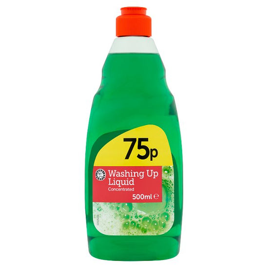 Euro Shopper Concentrated Washing Up Liquid 500ml Case of 8 Euro