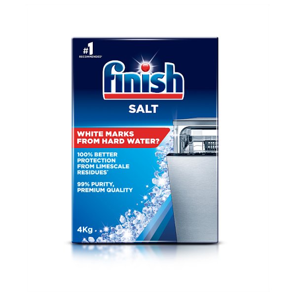 Finish Dishwasher Salt 4Kg Case of 4 Finish