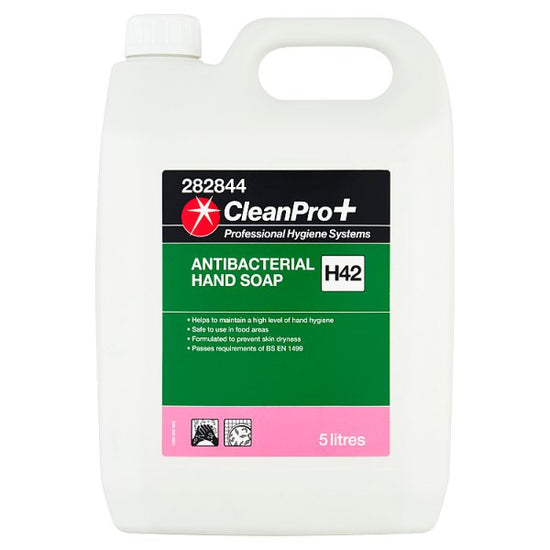 CleanPro+ Antibacterial Hand Soap H42 5 Litres Case of 2 CleanPro