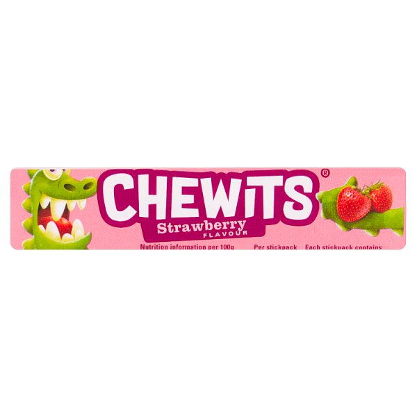 Chewits Strawberry Flavour 30g Case of 40