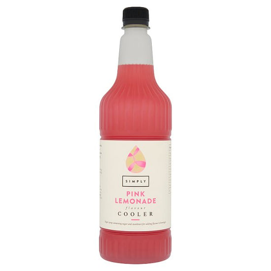 Simply Pink Lemonade Flavour Cooler 1ltr Case of 1 Pink Lemonade