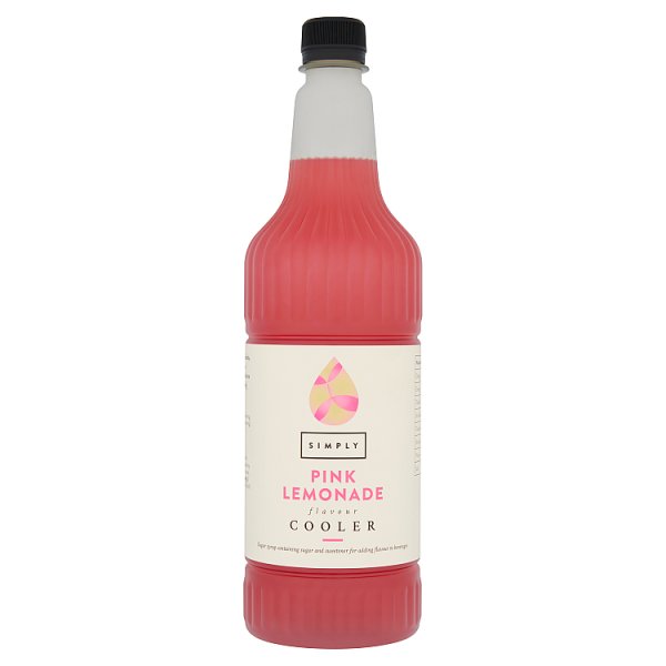 Simply Pink Lemonade Flavour Cooler 1ltr Case of 1 Pink Lemonade