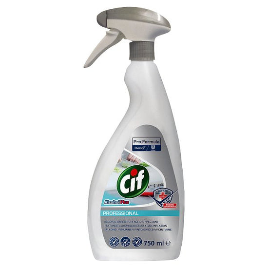 Cif Professional Formula Alcohol Plus 750ml Case of 1 Cif