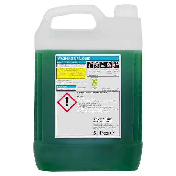 CleanPro Washing Up Liquid 5 Litres Case of 1 CleanPro