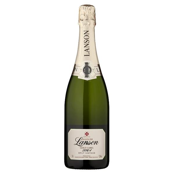 Lanson Champagne Gold Label Brut Vintage 75cl Case of 1 Lanson