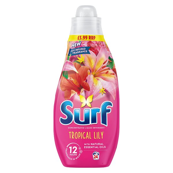 Surf Laundry Washing Tropical Lily 24 washes Case of 4 Surf