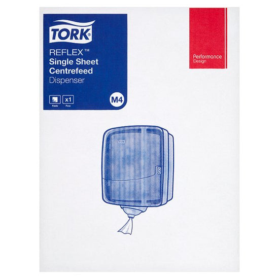 Tork Reflex Single Sheet Centrefeed Dispenser M4 Case of 1 Tork