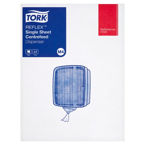 Tork Reflex Single Sheet Centrefeed Dispenser M4 Case of 1 Tork