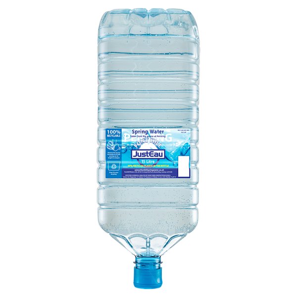 JustEau One Trip Water Bottle 15 Litre Case of 1 JustEau