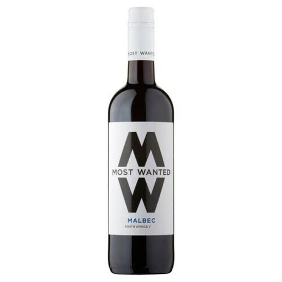 Most Wanted Malbec 6 x 75cl Glass Bottles Case of 6 Most Wanted