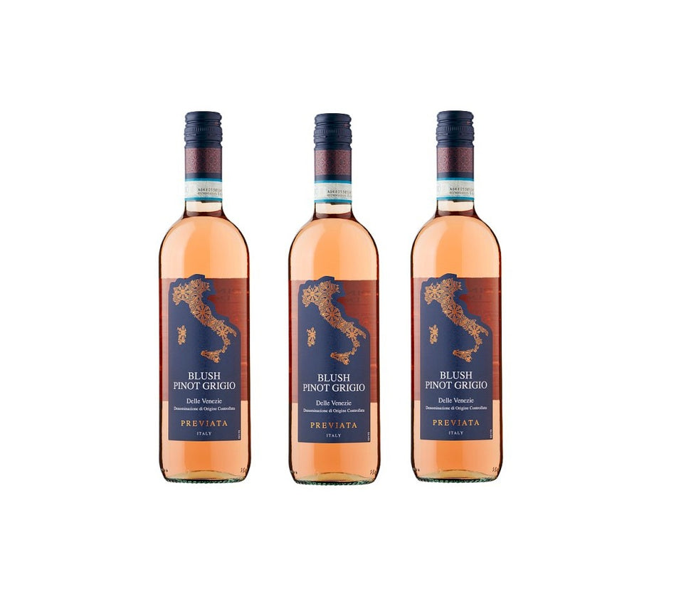 Previata Blush Pinot Grigio 75cl x 3