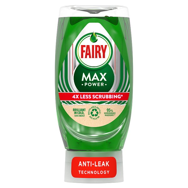 Fairy Max Power Washing Up Liquid Original 370 ML Fairy