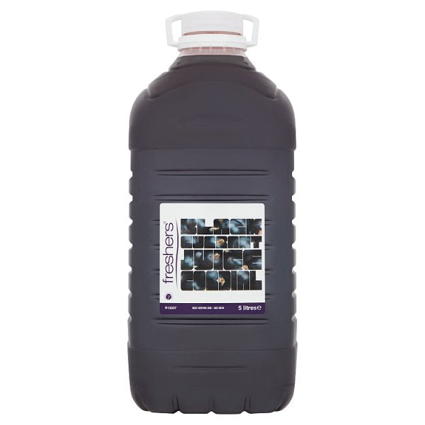 Freshers Blackcurrant Juice Cordial 5 Litres Case of 1 Freshers