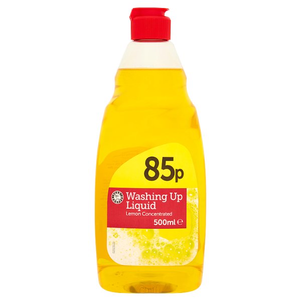 Euro Shopper Washing Up Liquid Lemon Concentrated 500ml Euro