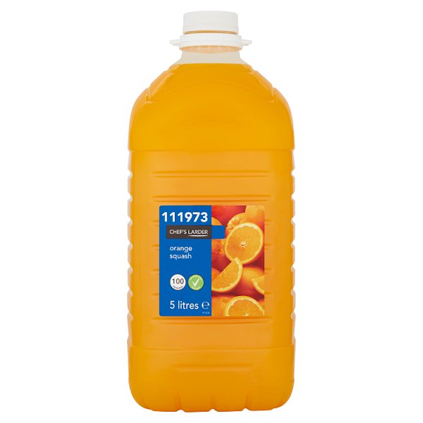 Chef's Larder Orange Squash 5 Litres Case of 1 Chef's Larder