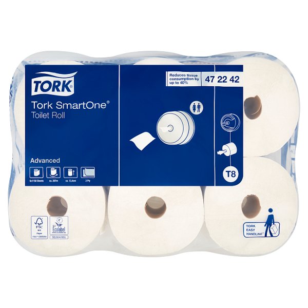 Tork SmartOne Toilet Roll 2 Ply Case of 1 Tork