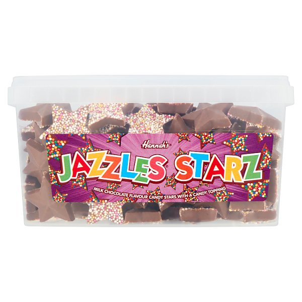 Hannah's Jazzles Starz Choc 700g Case of 1