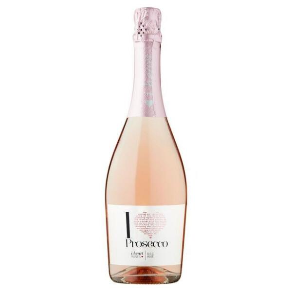 I heart Prosecco Rose 75cl Case of 6 I heart