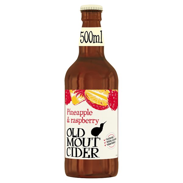 Old Mout Cider Pineapple & Raspberry Bottle 500ml Case of 12